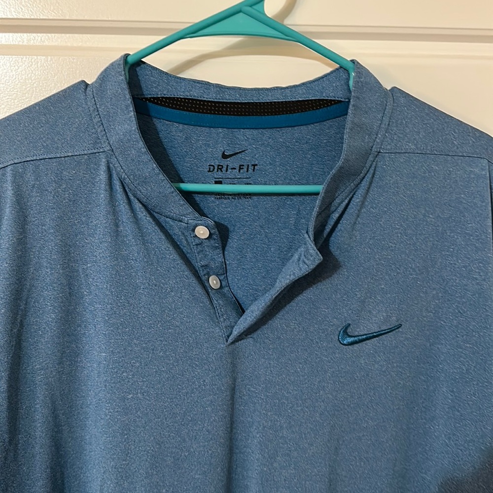 Nike Blue XXL Dri Fit Polo